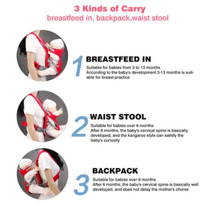 3 in 1 Baby Carrier New Upgraded Baby Carrier