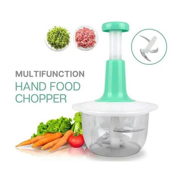 Manual Hand Push Chopper/Press Cutter Vegetable Meat Grinder 1.5 Liter