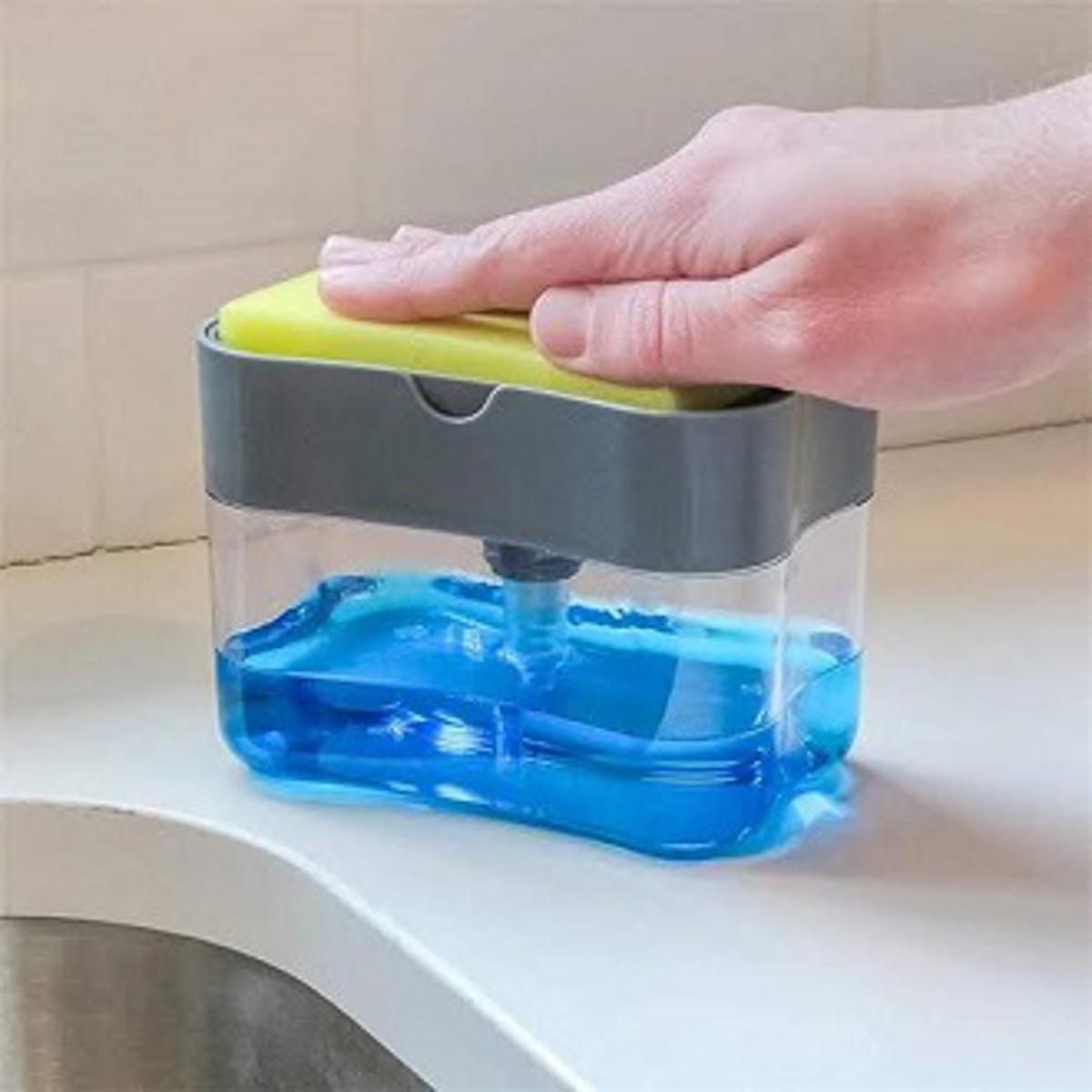 Soap Pump Dispenser And Sponge