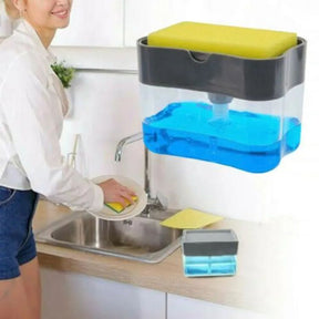 Soap Pump Dispenser And Sponge